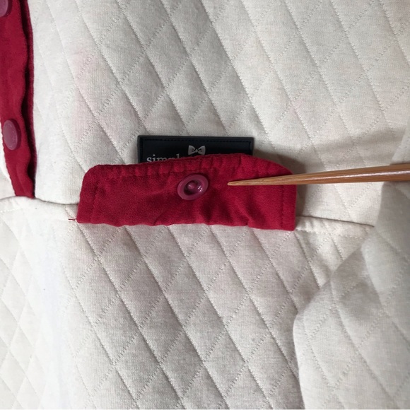 Size Large Simply Southern Quarter T Snap Pullover Layer Jacket Top Sweatshirt - Picture 7 of 10